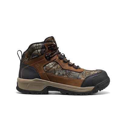 KEEN Utility Men's Skokie Carbon Toe Waterproof Work Boot Camo/Black - 1031453