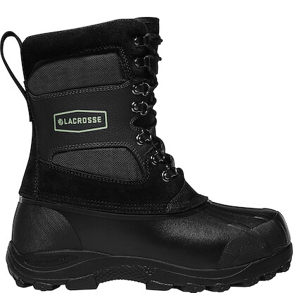 LaCrosse Women's 11" Outpost II Waterproof Insulated Snow Boot Black - 600803