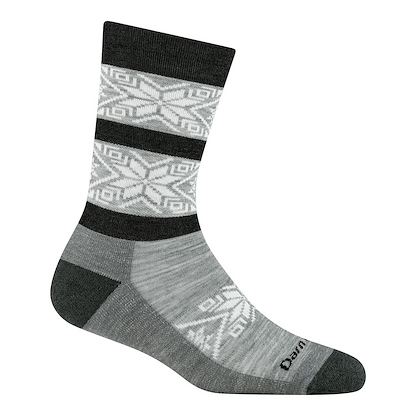 Darn Tough Women's Elsa Crew Lightweight Lifestyle Socks Silver - 6129-SILVER