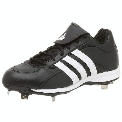 Adidas Men's Excelsior 5 LX Baseball Cleats Black/White/Metallic Silver - 467709