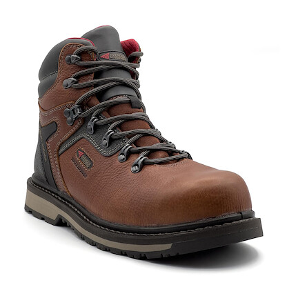 Avenger Men's 6" Blacksmith Aluminum Toe Waterproof Work Boot Brown - A8815
