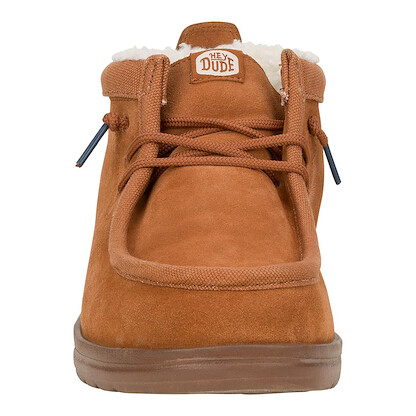HEYDUDE Wally Mid Gripr Warmth, Brown, Size 14, Men’s Boots, Men’s Pull On Boots, Water-Repellent, Comfortable & Lightweight