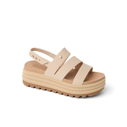 REEF Womens Sandals, Water Vista Higher 2, Cream, 5