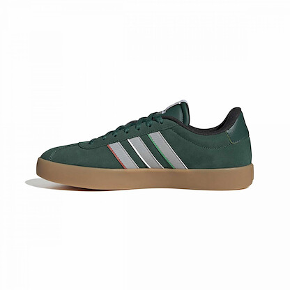 Adidas Men's VL Court 3.0 Sneaker Team Dark Green/Grey/Cloud White - HQ0175