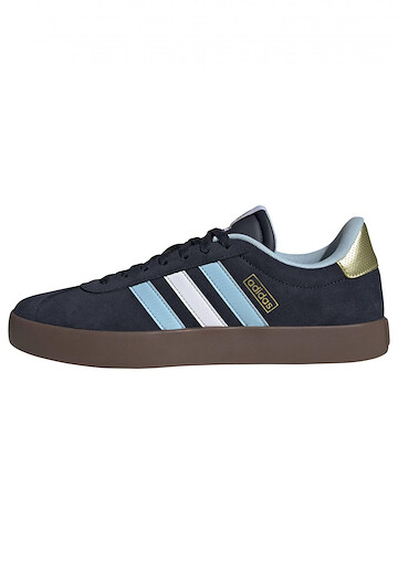 Adidas Men's VL Court 3.0 Sneaker Night Navy/Icey Blue/Cloud White - HQ0170