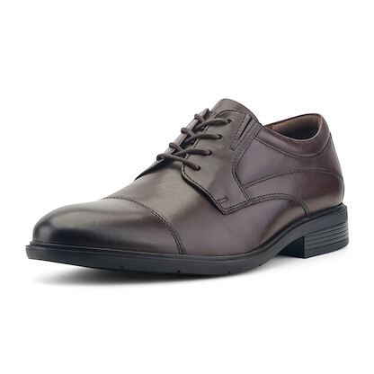 Rockport Men's Orson Waterproof, Dark Brown Leather, 9.5 Wide