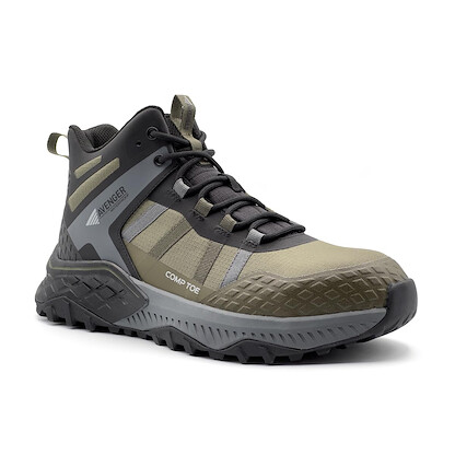 Avenger Men's Aero Trail Mid Composite Toe Waterproof Work Boot Olive - A8811