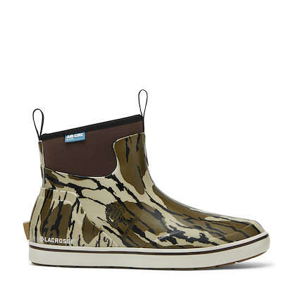 LaCrosse Men's 6" Waterproof Alpha Deck Boots Mossy Oak Bottomland - 621208