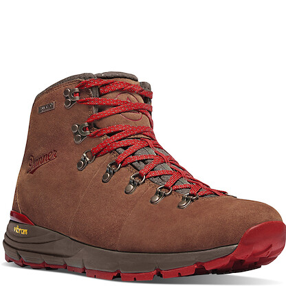 Danner Men's 4.5" Mountain 600 Waterproof Hiking Boot Brown/Red - 62241