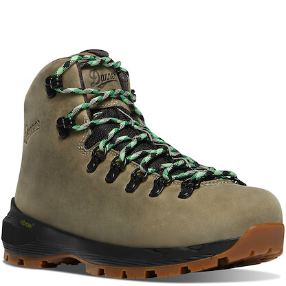 Danner Women's Mountain 600 Evo GTX Waterproof Hiking Boot Tin Gray/Island Green - 62713