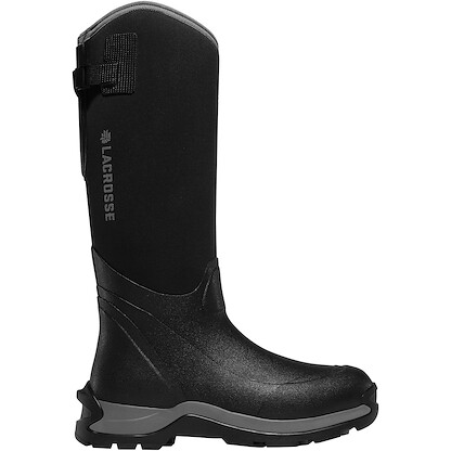 LACROSSE WORK Men's 16" Alpha Thermal Composite Toe EH Waterproof Insulated Work Boot Black - 644103
