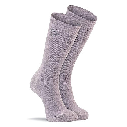 FoxRiver Wick Dry Tramper Medium-Weight Outdoor Crew Socks, Grey, X-Large, (2450)