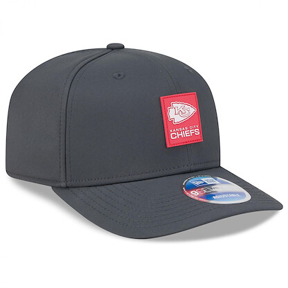 New Era Men's Charcoal Kansas City Chiefs 2025 Sideline Cold Weather 9SEVENTY Adjustable Hat