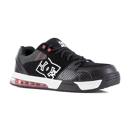 DC Work Crew Men's Versatile Composite Toe Work Shoe Black/White/Red - DC60803