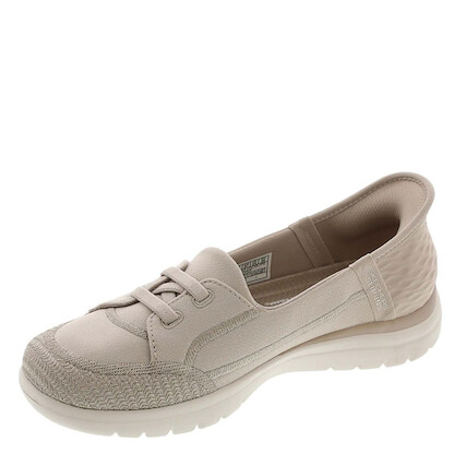 Skechers Women's Slip-ins: On-The-Go Flex - Top Notch Loafer Flat, Taupe, 9