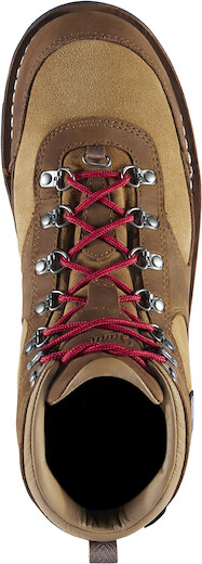 Danner Men's Cascade Crest 5" Gore-Tex Hiking Boot, Grizzly Brown/Rhodo Red - 15 D
