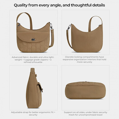 Travelon Anti-Theft Runways Medium Crossbody