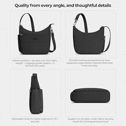Travelon Anti-Theft Roam Medium Crossbody