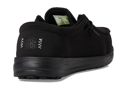 HEYDUDE Women's Wendy Work Ct Slip-On Black/Black