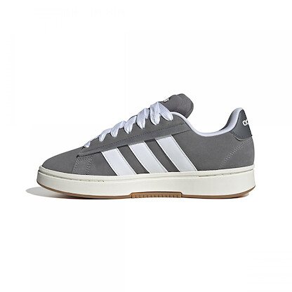 Adidas Men's Grand Court Alpha Sneaker Grey/Cloud White/Off White - JR0542