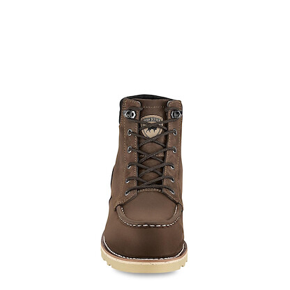 Irish Setter Pipestone 6" Unisex Steel Toe Work Boot, Brown, 14