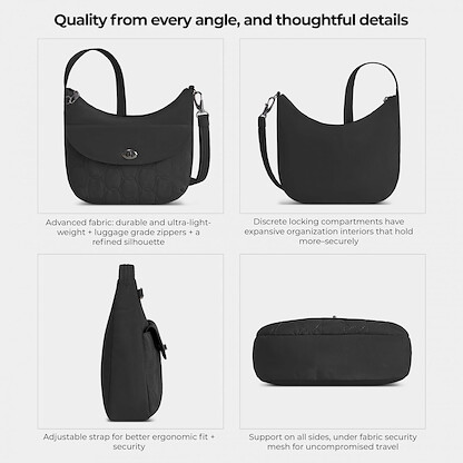 Travelon Anti-Theft Runways Medium Crossbody