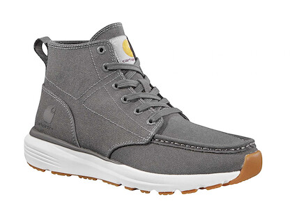 Carhartt Women's Haslett Moc Toe Canvas Chukka Work Boot Grey Textile - FS4060-W