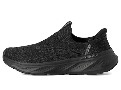 Skechers Men's Edgeride Commissioner Hands Free Slip-in Sneaker,Black/Black,8.5 Wide