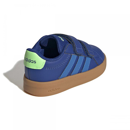 adidas Unisex-Baby Grand Court 3.0 Cf I, Team Royal Blue/Lime Burst, 5.5