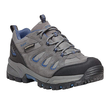Propet Men's Ridge Walker Low Hiking Shoe Grey/Blue - M3598GRB