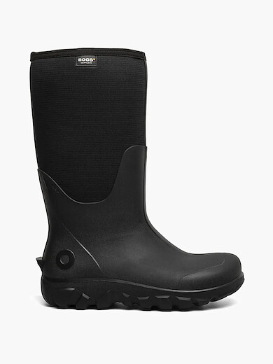 BOGS Men's Classic Seamless Tall Rain Boot Black - 73341-001