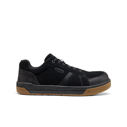 KEEN Utility Men's Kenton+ SR HR ESD Carbon Toe Work Shoe Black/Gum - 1031297