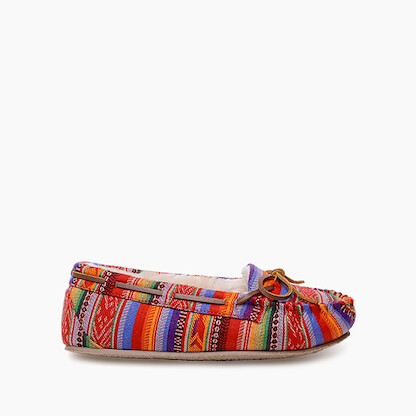 Minnetonka Women's Cally Slipper Frisco Stripe - 44111-FPT