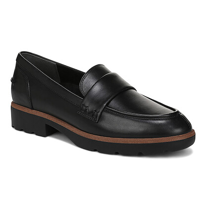 Vionic Womens Cleo Loafer Black Leather - J5403L2001