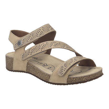 Josef Seibel Women's Tonga 78 Sandal Beige Nubuck - 78578-380200