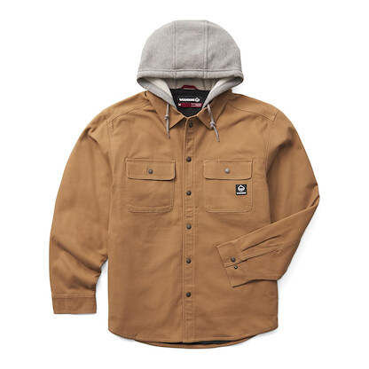 Wolverine Men's Overman II Canvas Hickory Hooded SJ - W1214000-260