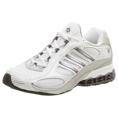 Adidas Women's A3 PowerRide Cushion Running Shoe White/Violet/Metallic Silver - 946014 W
