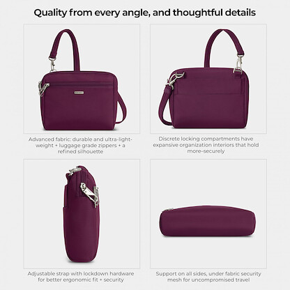 Travelon Anti-Theft Classic Convertible Crossbody & Waist Pack