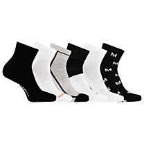 Merrell Unisex Recycled Cushion Ankle Socks Black Assorted (6 pairs) - MEA33695QBU2001