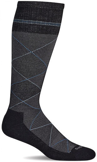 Sockwell Men's Scottie Firm Graduated Compression Socks Black - SW133M-900