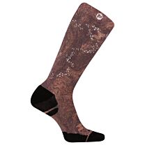 Merrell Unisex Reflective Marble 360 Printed Performance Crew Socks Burgundy (1 pair) - MEA33597C1B4001-PURPL