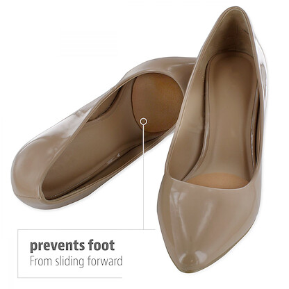 Sof Sole Foam Ball of Foot Cushioned Shoe Insert, 2 Pair Natural