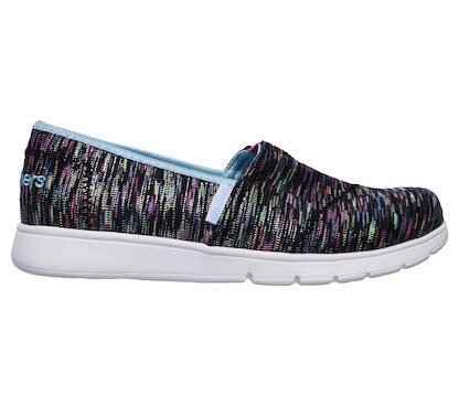 Skechers Girls' Pureflex Sparkle Lite Black/Multi - 85646L-BKMT