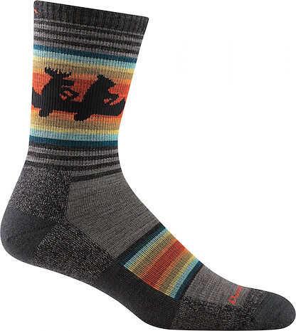 Darn Tough Men's Willoughby Micro Crew Lightweight with Cushion Hiking Sock - 5003-TAUPE