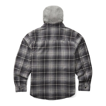 Wolverine Men's Overman Flannel Granite Hooded Shirtjack - W1214030-045