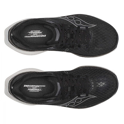 Saucony Women's Endorphin Speed 5 Sneaker, Black/White, 8.5