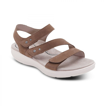 Aetrex Women's Savannah Sandal Taupe - EN2004W