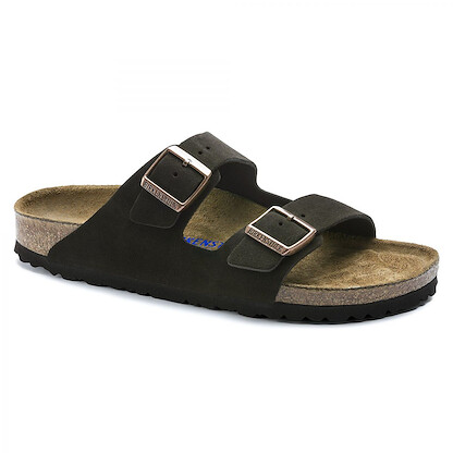 BIRKENSTOCK Unisex Arizona Soft Footbed Mocha Suede (regular width) - 0951311