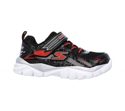 Skechers Boys' Electronz - Blazar Sneaker Black/Red - 95407N/BKRD
