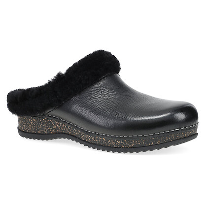 Dansko Women's Magda Black Waxy Milled Mule - 9612500200